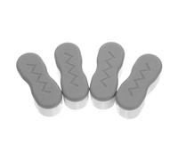 UTHCLO 4pezzi Paracolpi Per Sedile Wc Cuscini Silenziosi e Stabilizzatori Adesivi Aumentano Del Copriwater e Riducono Rumore Nel Bagno