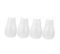 UTHCLO 4pezzi Statuette di Gufi Fai da Te Incomplete Modello di Gufo per Modellismo Artistico Decorazioni Personalizzabili per Progetti Creativi