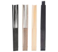 UTHCLO 4pezzi Ventaglio di bambù Pieghevole Telaio in bambù Bastoncini Vuoti per Decorare Accessori per Realizzazione di Oggetti Fatti Mano Meccanismo di Apertura e Chiusura Rapida