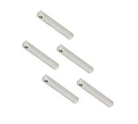 UTHCLO 5 Pezzi Ciondoli a Cubo in Metallo Acciaio Inox 5x40mm Set Accessori per Gioielli Fai da Te Decorazioni Pendenti per Orecchini Collane Braccialetti Artigianato Creativo Donna