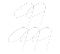 UTHCLO 5 Pezzi Molla di Protezione per Tubo Flessibile in Acciaio Inox 2x1000mm Molla Antipiegamento Estensibile per Tubi Acqua Domestici Accessori Manutenzione Idraulica