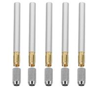 UTHCLO 5 pezzi Prolunghe per Matite in Inossidabile da Estensore per Matite Colorate e Pastelli Portapenne Leggero per Artisti e Scuola