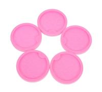 UTHCLO 5 Pezzi Stampi in Silicone per Sottobicchieri per Resina Epoxy Riutilizzabili Resistenti e Flessibili per Creazioni Artigianali Senza Decorazioni Casa e Feste
