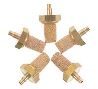 UTHCLO 5 Pezzi Ugello Filtro per Macchina della Neve in Rame Oro Protezione Efficiente per Tubo Dell'olio per Eventi Indoor e Outdoor
