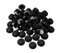 UTHCLO 50 Pezzi Mini Cappello Cappelli Per L'artigianato Cappello Da Festa Natale Mini Cappelli Da Mago Decora Nero