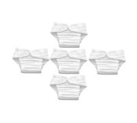 UTHCLO 5pezzi Inserti Cotone Riutilizzabili Per Pannolini Per Assorbenti e Traspiranti Compatibili Con Pannolini Lavabili Taglia Mesi Colore Bianco
