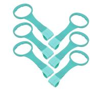 UTHCLO 6 Pezzi 6 Anelli di Trazione per Box Verde Chiaro, Maniglie per Esercizi di Camminata, Anelli per Culla Sicuri e Morbidi, Supporto per Neonati che Imparano a Stare in Piedi,