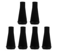 UTHCLO 6 Punte in Gomma Nera 8mm per Tiro con L'Arco 6 Unitá Design Versatile Pratica e Gioco All'aperto