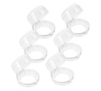 UTHCLO 6pezzi Coperture Protettive Per Pomelli Di Gas Di Trasparenti Sicurezza Per Cucina Compatibili Con Fornelli Gas Naturali Facili Da Pulire e Installare