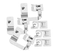 UTHCLO 6pezzi Piedini Per Macchine Da Cucire Pressore Per Cucitura Rollo e Piedino Per Orlo Stretto Compatibile Con Macchine Domestiche e Industriali Facile Da Installare e Resistente