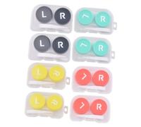 UTHCLO 8 pezzi Custodie Porta Trasparenti in PP Resistenti Scatole Portatili per Conservazione Quotidiana Leggere e Facili Trasportare Colori Casuali Colore Casuale Colore Casuale