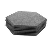 UTHCLO 8 pezzi Pannelli Fonoassorbenti Esagonali in Materiale Isolante Acustico Insonorizzanti e Resistenti per Pareti Ufficio Studio Teatro