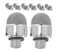 UTHCLO 8 pezzi Punta di Ricambio per Stylus Tablet e Smartphone Nibs Morbidi in Alluminio ad Alta Sensibilità per Schermi Touch Capacitivo Controllo Preciso per Disegno e Scrittura