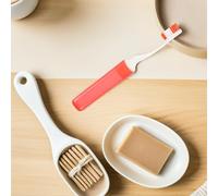 UTHCLO 8pezzi Spazzolini da Viaggio Piccolo e Portatile con Copertura Individuale Spazzolini Manuali Morbidi per Pulizia Orale per Campeggio Escursionismo e Viaggi di Lavoro