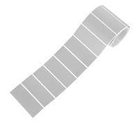 UTHCLO Adesivi da Grattare Rettangolari 25X65 CM Etichette Adesive da Grattare per Feste e Giochi Confezione da 120 Pezzi Carta Adesiva Argentata Set per Premi e Attività Creative