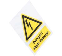 UTHCLO Adesivo Segnale di Alta Tensione per Quadri Elettrici Etichetta di Avvertenza Elettrica Resistente Cartello di Sicurezza Industriale Adesivo Forte per Protezione Apparecchiature