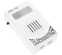 UTHCLO Amplificatore Suoneria Telefono Fisso Bianco in Pp Compatto e Facile da Usare per Anziani Udito Ridotto, Aumenta Volume della Chiamata in Casa