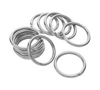 UTHCLO Anelli in Acciaio Inox 304 da 5 MM Spessore e 50 MM Diametro Esterno Set 12 Pezzi di Anelli Chiusi Resistenti per Creazioni Artigianali Macramè Decorazioni Fai da Te e Gioielli