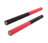 UTHCLO Bacchette in Legno Durevole per Strumenti a Percussione 1 Paio di Claves Classiche per Danza Cinese Accessori per Danza e Spettacoli Ritmici Lunghezza 30 CM Colore Rosso e