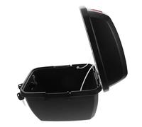 UTHCLO Baule Posteriore per Scooter e Motociclo con Grande Capacità, Materiale Abs e Metallo, Installazione Facile e Protezione Sicura i Tuoi Oggetti Nero Minimalista