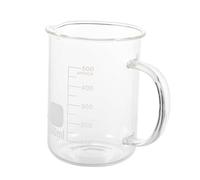 UTHCLO Bicchiere Graduato in Vetro con Manico Misuratore Liquidi Resistente Temperature Tazza Misurina Precisa per Cucina e