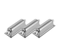 UTHCLO Blocchetti per Batteria Metallo Elettroplaccati 3 Pezzi Ganci per Rullante e Tiranti Doppia Estremità, Supporti per Grancassa Resistenti e Facili da Installare per Hardware