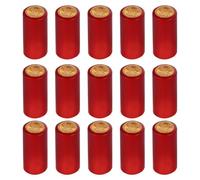 UTHCLO Cappucci Termoretraibili per Bottiglie di Vino Rosso, 50 Pezzi in Pvc, Sigillo Robusto e Leggero, Adatti per Bocca Bottiglia da 33mm, per Casa e Bar
