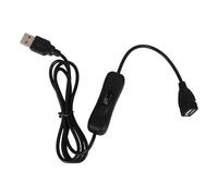 UTHCLO Cavo di Prolunga USB Materiale in Rame e Gomma con Interruttore Inline per Ventola per Vacanze Estive Compatibile con Ventole da Scrivania e Portatili