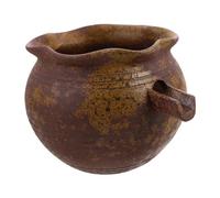 UTHCLO Ceramic Spitter Jar Waterfall Fountain Handcrafted Natural Water Circulation Pot for Garden Patio Courtyard Indoor Outdoor Use