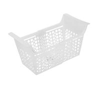 UTHCLO Cestello Estensibile Per Congelatore in Plastica Regolabile, Cestino Portaoggetti Per Cucina Fori Drenaggio Per Organizzazione Alimenti, Contenitore Adattabile Per Freezer Piccolo