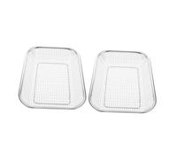 UTHCLO Cestello Portaposate in Acciaio Inossidabile 2 Pezzi Porta Bacchette Per Lavastoviglie Da Cucina, Organizer Per Posate e Utensili, Capacità Ampia Per Stoviglie e Asciugatura