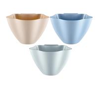 UTHCLO Cestino Appeso Multiuso Per Raccolta Differenziata Domestica, Contenitore Di Stoccaggio Plastica Salvaspazio, Per Cucina, Camera e Ufficio, Set Da 3 Pezzi Colori Nordici