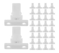 UTHCLO Chiusura a Clip per Bidone della Spazzatura 40 Pezzi Fibbie Autobloccanti in Plastica Resistente Bianca per Serratura e Blocco Coperchio Compatibile per Uso Domestico e Ufficio