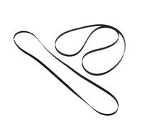 UTHCLO Cinghie di Gomma per Registratore a Cassette 2 Pezzi, Cinghia Piatta 139 Mm X 3 Mm, Kit di Manutenzione e Riparazione per Lettore Cassette, Compatibile Vari Modelli, Uso per Audio