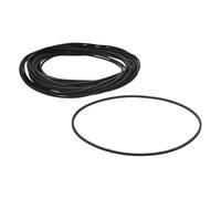 UTHCLO Cinghie di Trasmissione in Gomma Nere 30 Pezzi per Lettori Dvd e Registratori a Nastro Kit Assortito 130Mm X 12Mm per Manutenzione e Riparazione Audio Domestico