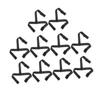 UTHCLO Cinturino Elastico Regolabile per Faro Frontale, Set da 10 Pezzi, Fascia di Ricambio Nera in Materiale Resistente, Compatibile Lampade a LED per Ciclismo, Corsa e attività