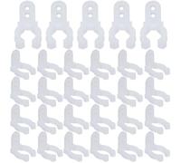 UTHCLO Clip di Montaggio per Luci a LED al Neon 14mm in Plastica Flessibile 360° per Fissaggio Strisce Luminose da Interno Ed Esterno 30 Pezzi per Illuminazione Decorativa in Terrazza e Eventi