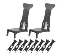 UTHCLO Clip di Ricambio per Registratore di Cassa, Set da 10 Pezzi in Plastica Nera, Morsetti per Vassoio Porta Denaro Multifunzionali per Negozi e Piccole Imprese