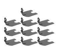 UTHCLO Clip per Cartelli Merceologici in Filo Metallico Nero 5cm Set da 10 Pezzi Porta Numeri da Tavolo per Esposizione Prezzi e Segnaposto per Negozi al Dettaglio, Panetterie e