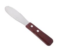UTHCLO Coltello da Formaggio e Spatola per Burro in Acciaio Inox Manico in Legno, Raschietto per Marmellata Multifunzione, Utensile da Cucina per Distribuzione Uniforme di Condimenti