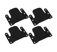 UTHCLO Connettori per Divano Componibile in Ferro, Accessori per Mobili Sezionali, Staffe di Collegamento Resistenti, per Fissaggio Stabile Divani Modulari, Set 2 Pezzi Nero