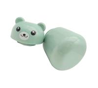 UTHCLO Contenitore Portatile per Compresse a Forma di Orso Trituratore Manuale e Scatola per Conservazione Pratico e Resistente per Uso Domestico Verde