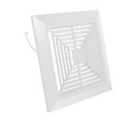 UTHCLO Copertura Ventilatore Bagno Soffitto Quadrata con Molle Protezione Polvere e Diffusore per Ventilazione Bagno e Parete