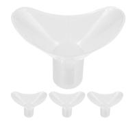 UTHCLO Coppetta per Lavaggio degli Occhi in Plastica Trasparente 4 Pezzi, Bicchiere Portatile per Lavaggio Oculare Maniglia, Strumento di Apprendimento Scolastico per Laboratorio