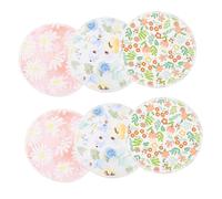 UTHCLO Coppette Assorbilatte Lavabili e Riutilizzabili Per L'allattamento Maternità, Traspiranti in Fibra Di Bambù Protezione Anti-perdite, Confezione Da 6 Pezzi