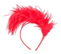 UTHCLO Copricapo Piume per Donna Cerchietto Elegante in Stile Retrò Decorazioni per Capelli Chic per Feste e Occasioni Speciali