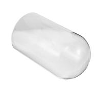 UTHCLO Cupola in Vetro Trasparente per Orologio Antico Meccanico 12x20 Cm senza Base, Copertura Protettiva Antist Polvere e Umidità per Collezione e Arredo Casa