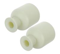 UTHCLO Diffusore di Profumi per Ambienti in Vetro Cilindrico 150 Ml, Flaconi Diffusori Vuoti Ricaricabili 2 Pezzi Bastoncini di Giunco, per Aromaterapia Fai da Te, Decorazione