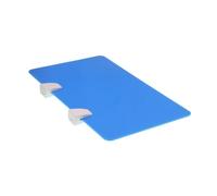 UTHCLO Divisorio Scrivania in Acrilico Blu con Morsetti Pannello Separatore per Ufficio Protezione Desktop per Postazioni Private e Riduzione Disturbi