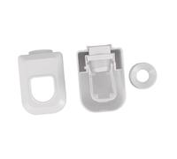 UTHCLO Dosatore Dentifricio da Muro in Abs Bianco Design Affidabile e Mani Libere, Dispenser per Dentifricio per Accessori Bagno e Organizzazione Pratica